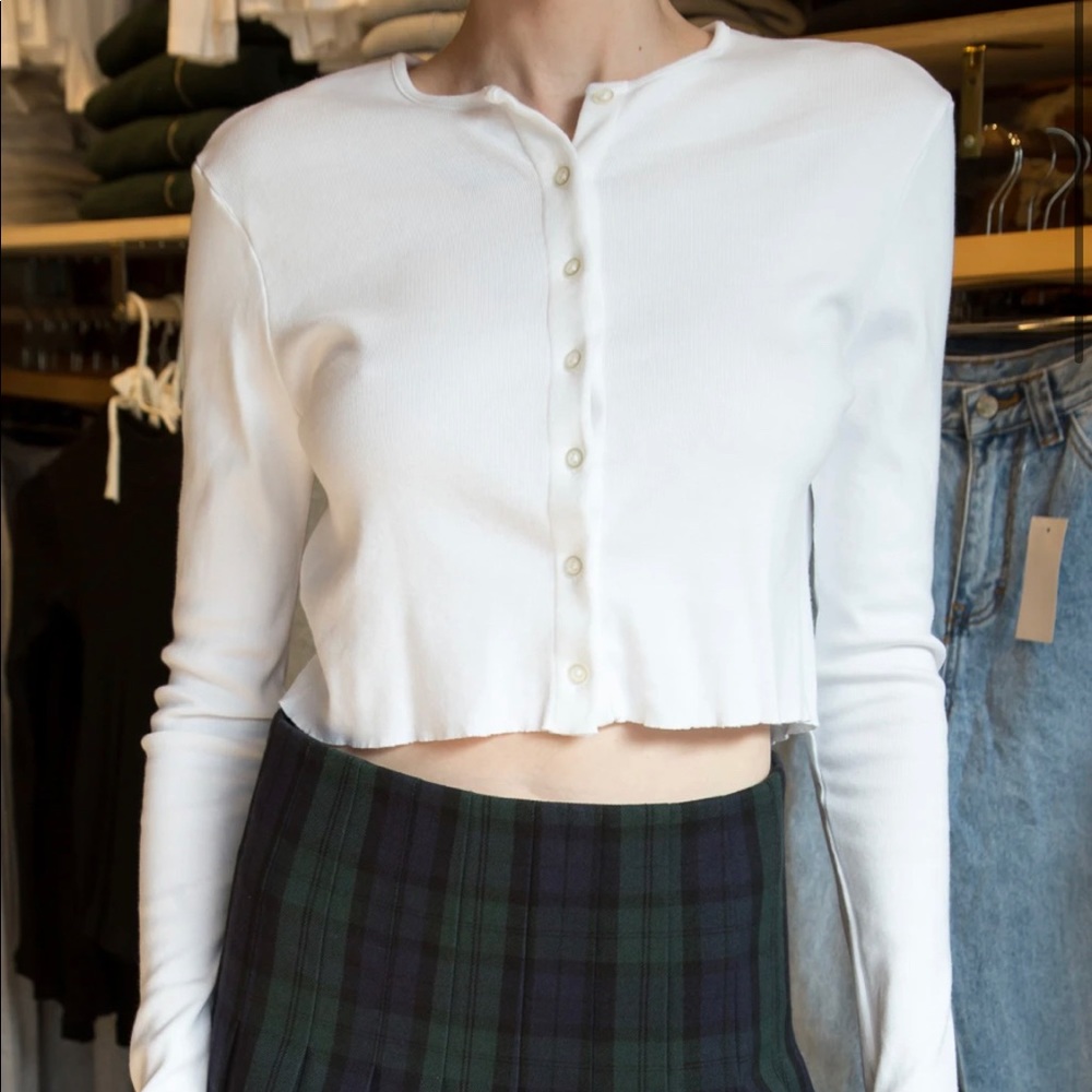 Brandy Melville VERONICA BUTTON TOP S